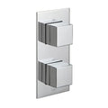 Vado Tablet Notion Vertical 2 way Thermostatic Valve Chrome TAB-148/2-NOT-C/P
