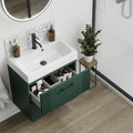 Hib Fabrica Bathroom wall vanity Unit in Carbon Grey + basin 600mm N19WH60CGR