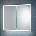 Scudo Mia LED Mirror Cabinet 800x700mm demister pad and shaver socket combo
