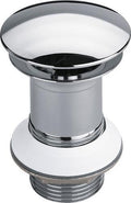 UNSlotted chrome basin waste Visign 1 1 1/4 x 63 x 75 Brass 492 557 German made