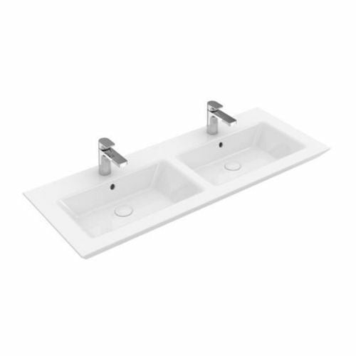 Villeroy & Boch Legato  washbasin white  with 2 tap holes 4150D101