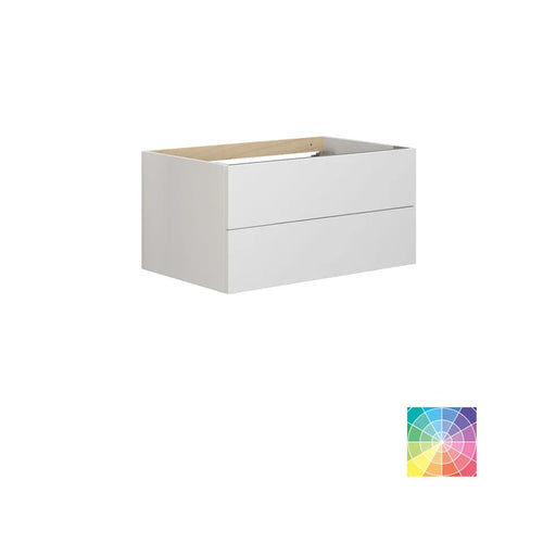 Dansani Calidris 80cm vanity unit 2 drawer in Linen glooss + basin RRP £3500