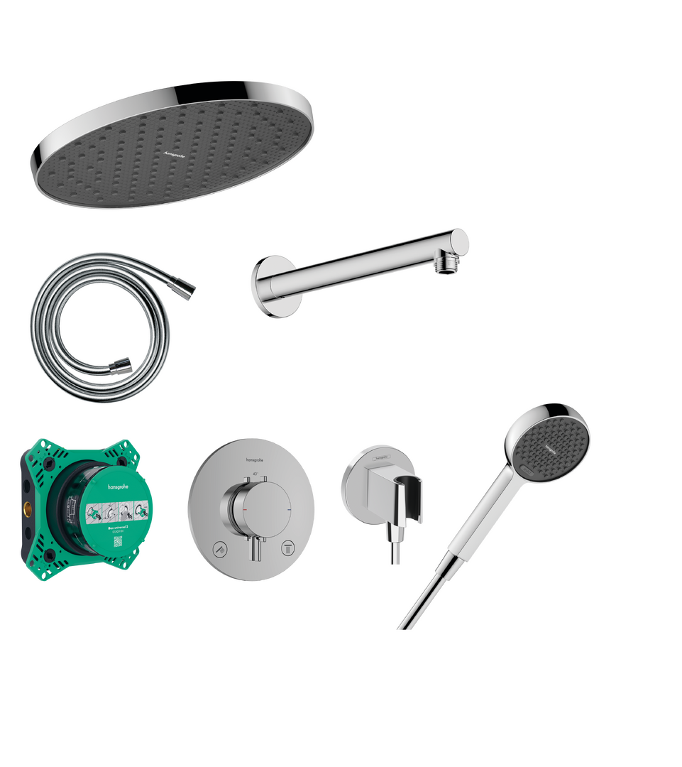 Activera S Design Showerset 240 S 1jet  with thermostat & iBox 2 28860000