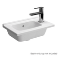Vitra S50 Vanity Compact Bathroom Basin , With Overflow - Model 5345B003