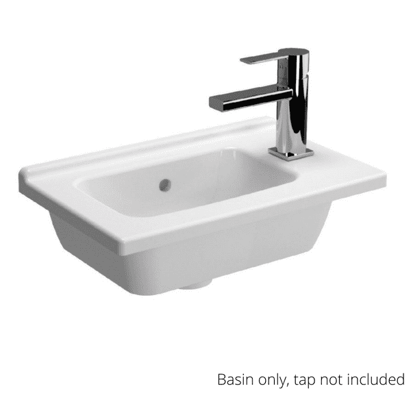Vitra S50 Vanity Compact Bathroom Basin , With Overflow - Model 5345B003