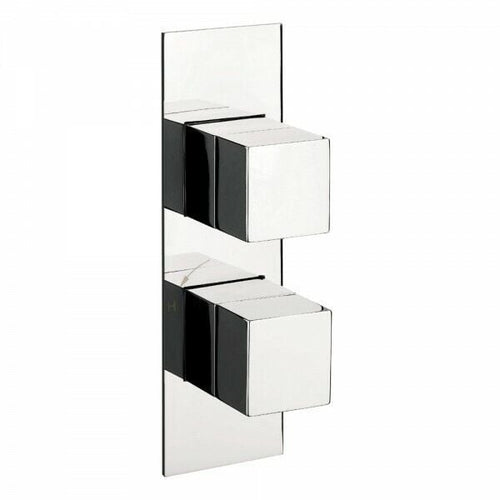 CROSSWATER W SQUARE SLIM Backplate  FOR 2 WAY DIVERTER THERMOSTATIC VALVE