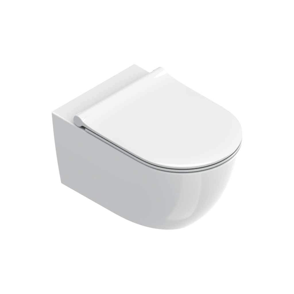 Catalano Sfera new flush wall hung rimless wc + soft slim seat NEW MODEL