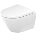 Duravit D-Neo Short Projection Wall Hung Rimless Toilet + Seat 370 x 480mm