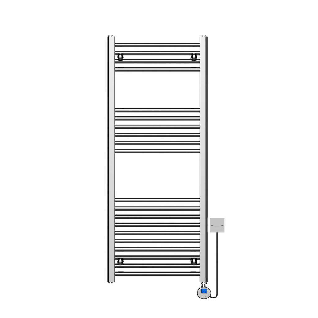 Kartell 120x50cm straight electric towel rail with thermostatic 300W element