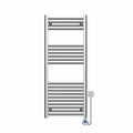 Kartell 120x50cm straight electric towel rail with thermostatic 300W element
