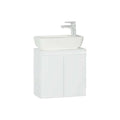 Vitra Shift 500mm Cloakroom Vanity Unit - Wall Hung 2 Door Unit ONLY 65523