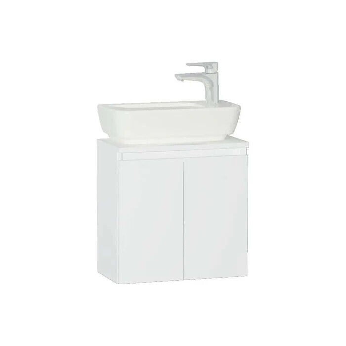 Vitra Shift 500mm Cloakroom Vanity Unit - Wall Hung 2 Door Unit ONLY 65523