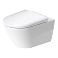 Duravit D-Neo Rimless Wall-Mounted Pan with Invisible Fixation + soft SEAT