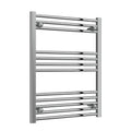 Geyser straight ledder towel rail heated central heating chrome 60x90cm