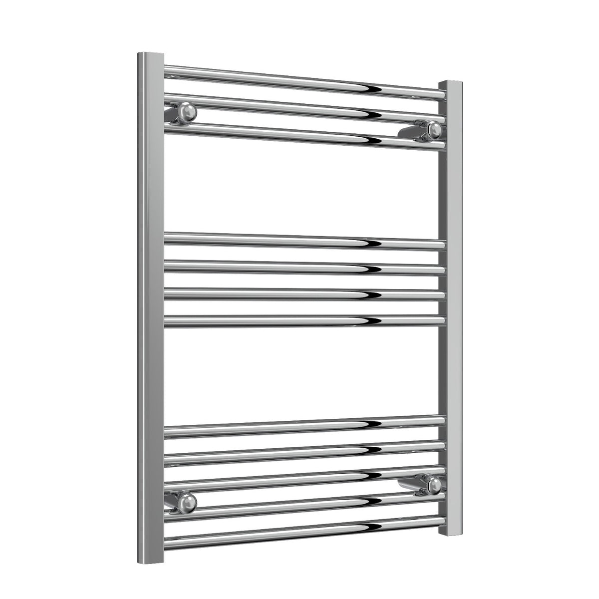 Geyser straight ledder towel rail heated central heating chrome 60x90cm