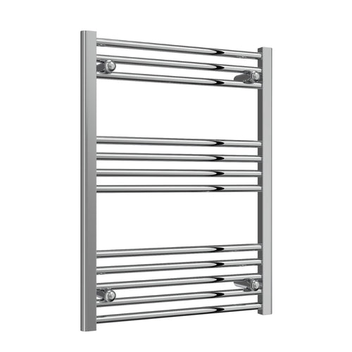 Geyser straight ledder towel rail heated central heating chrome 60x90cm