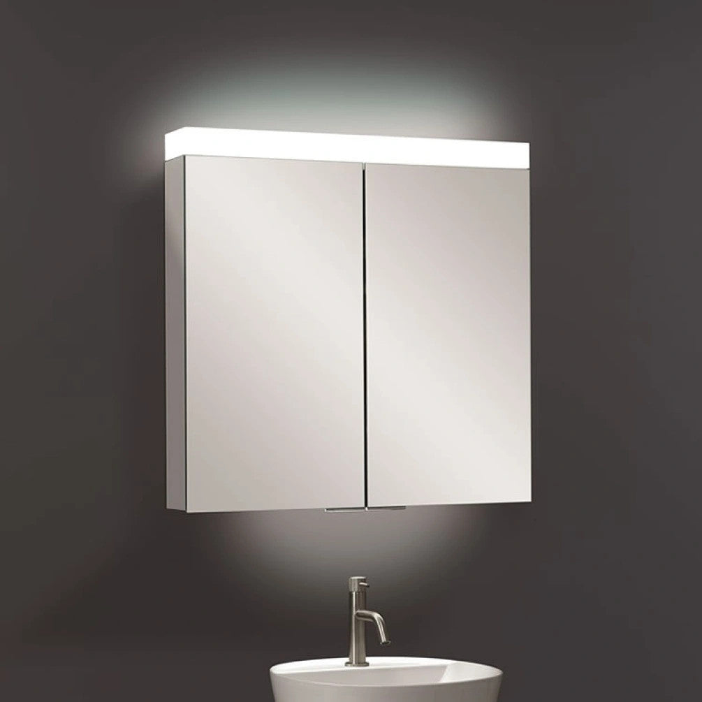 Crosswater Image LED Mirror Cabinet 70x75cm shaver socket IG7070