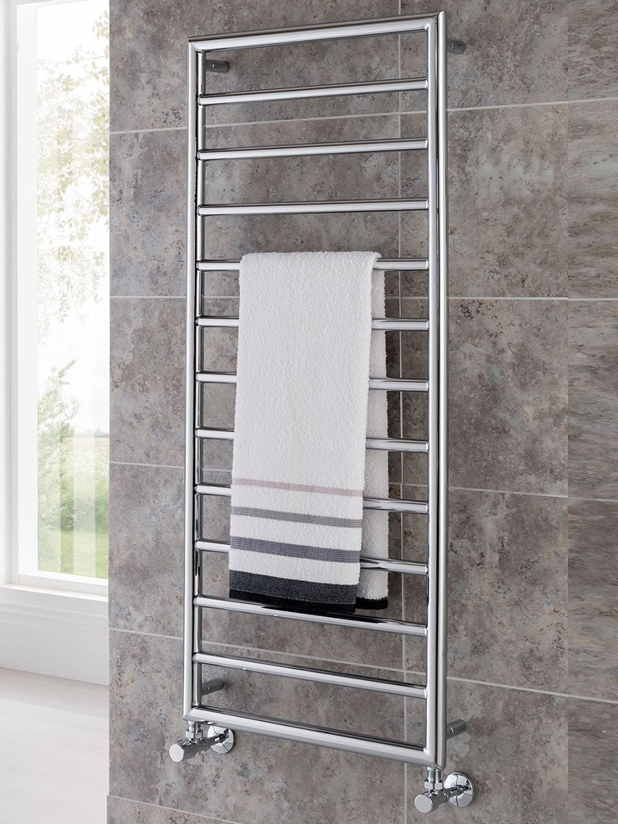 Vogue Smooth 2 towel heater rail Black matt 1200x500 CN036