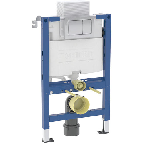 Geberit Duofix 820mm Wall Hung WC Frame/cistern Alpha01 Flush Plate 458.034.21.2