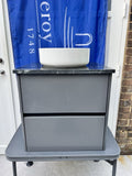 Villeroy & Boch Vivia vanity unit grey 600mm  Granite top Dansani Basin B04500FP