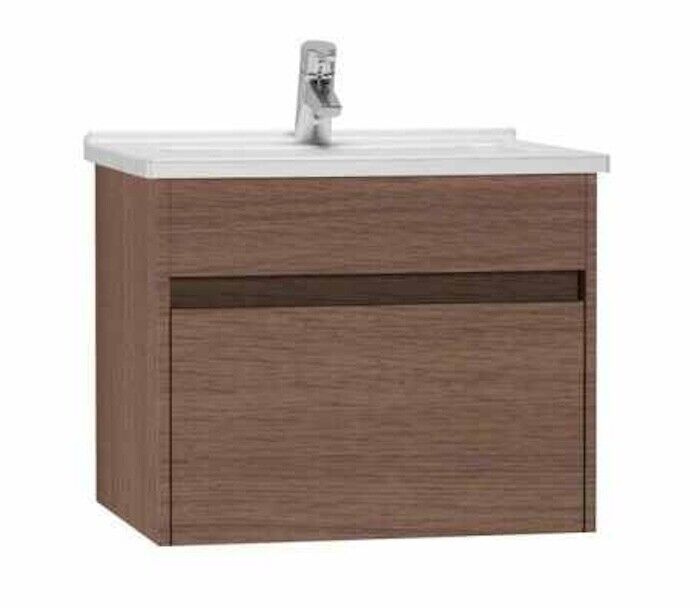 Vitra S50 vanity unit in Oak finish with basin  60cm wide 54736