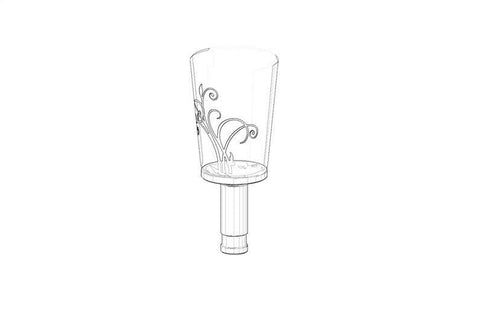 Dornbracht basin lever tap grasp handle 04209502182-47 Champagne