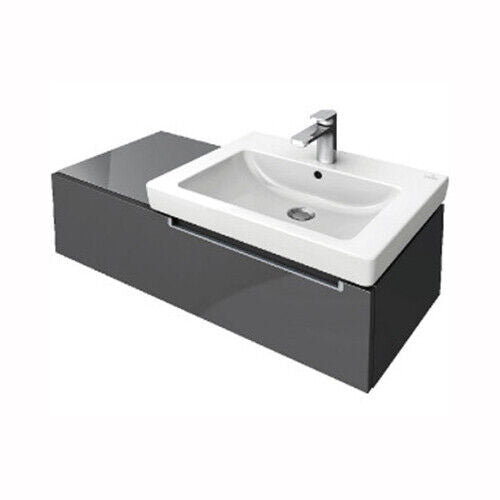 Villeroy & Boch Subway 2.0 vanity unit in elm impresso glasstop 100cm A7011RPN