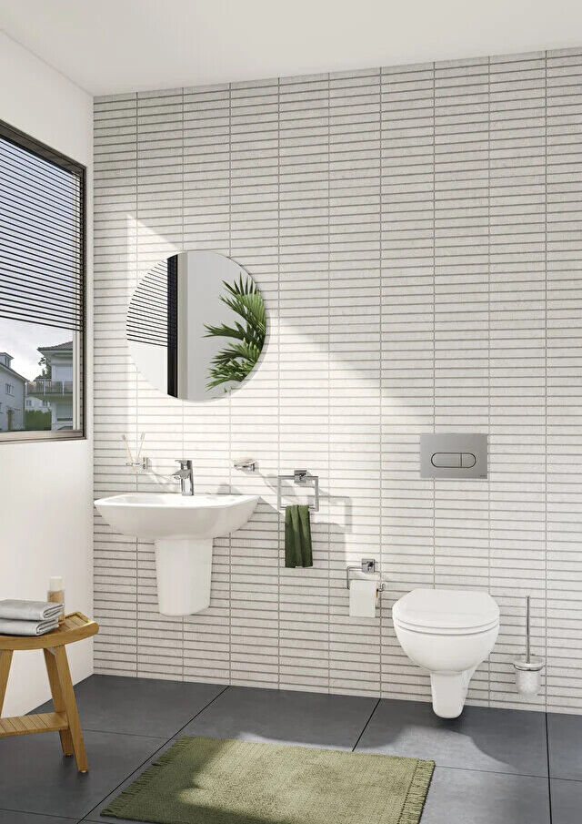 VITRA S20 550MM 1TH HAND WASH BASIN 5502L003-0999