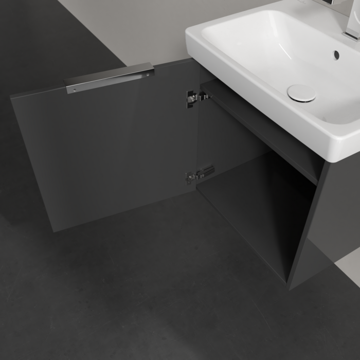 Villeroy & Boch Architectura Wall Hung Vanity + basin LH 550mm Grey B88600VT