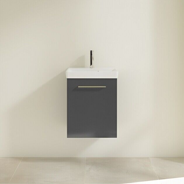 Villeroy & Boch Avento Wall Hung Vanity Unit LH 55cm Crystal Grey A88800B1