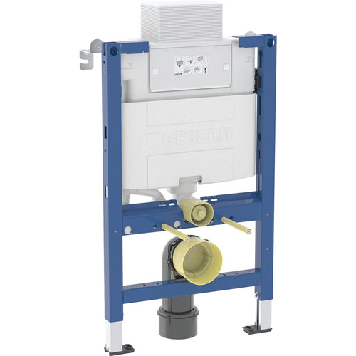Geberit Duofix 820mm Wall Hung WC Frame/cistern Alpha01 Flush Plate 458.034.21.2