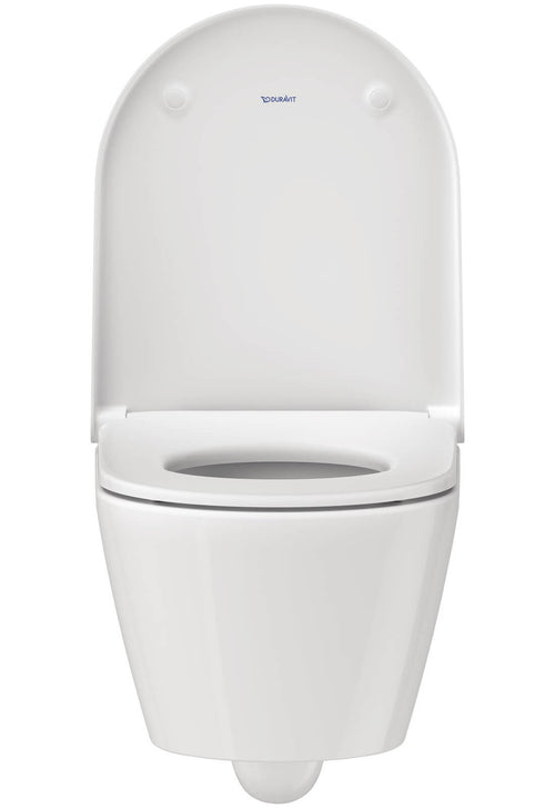 Duravit D-Neo Short Projection Wall Hung Rimless Toilet + Seat 370 x 480mm