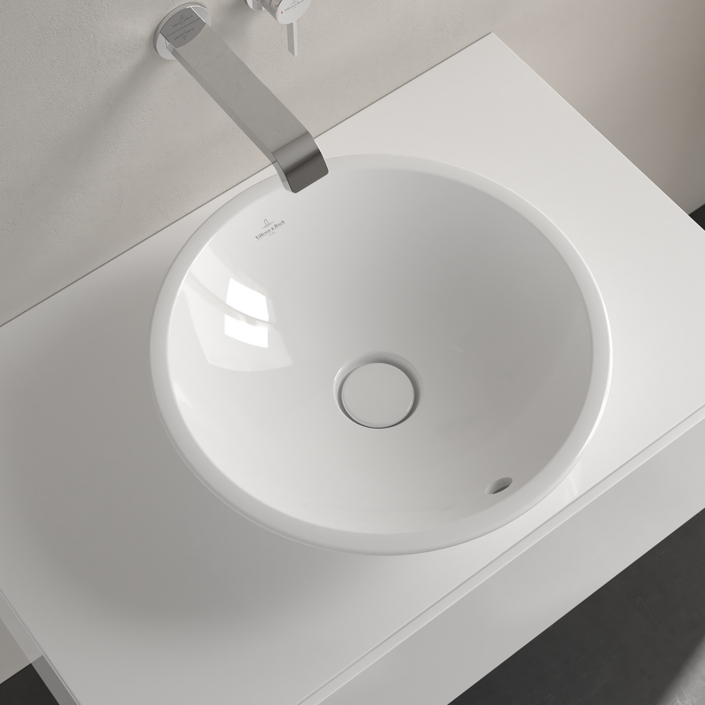 Loop & Friends Surface-mounted washbasin, 430 x 430 x 120 mm 51440001