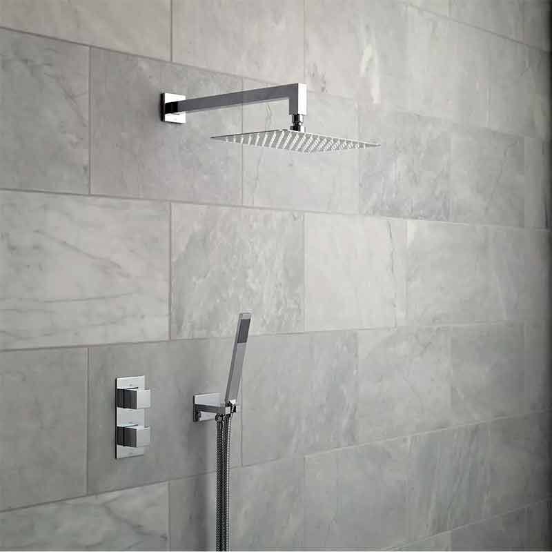 Vado Tablet Notion Thermostatic 2 Outlet Concealed Mixer SET  TAB-1721/NOT-CP