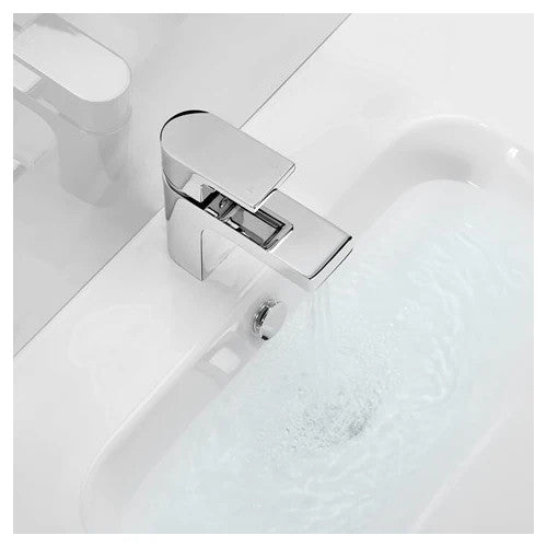 Crosswater Planet basin mixer with click clack waste MBPS110P+