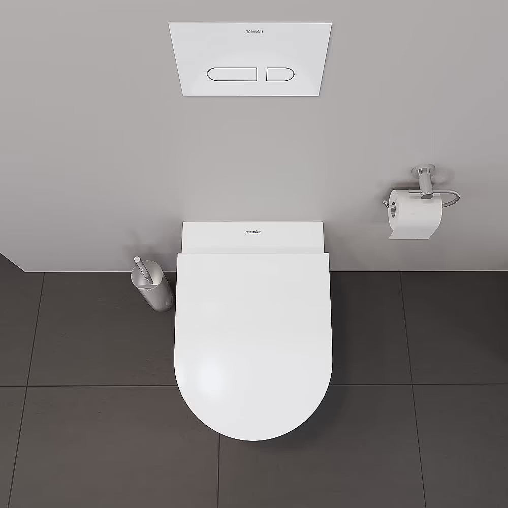 Duravit D-Neo Rimless Wall-Mounted Pan with Invisible Fixation + soft SEAT