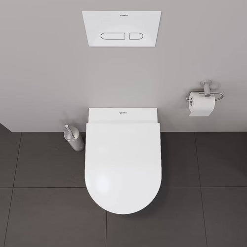 Duravit D-Neo Rimless Wall-Mounted Pan with Invisible Fixation + soft SEAT