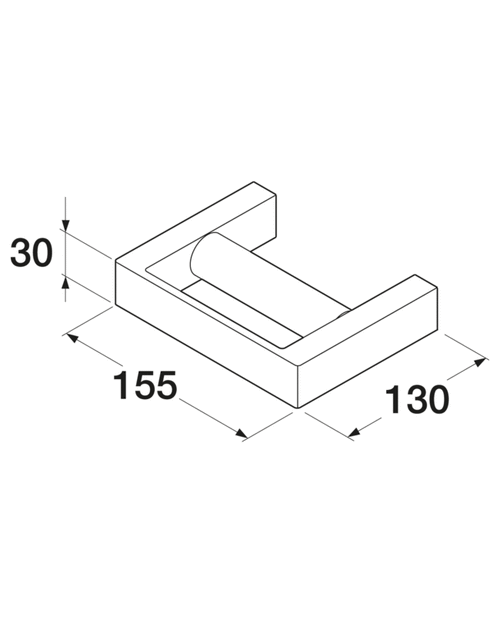 Gustavsberg Toilet Paper Holder, G1 GB41103827 00