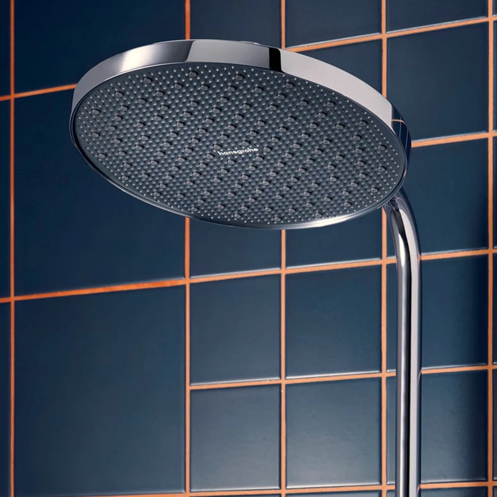 Hansgrohe Activera S Showerpipe EcoSmart Mixer Shower 240 1x Jet Chrome 28078000
