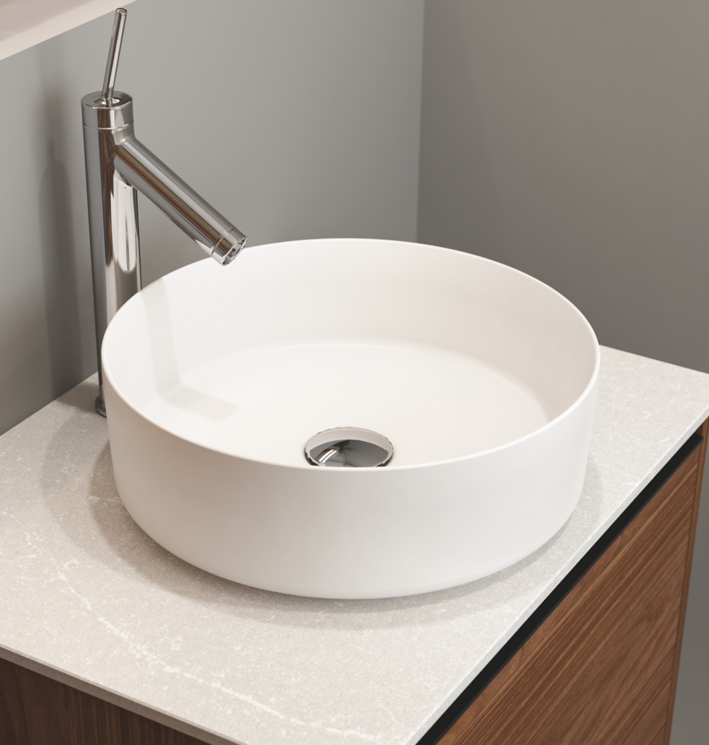 Dansani LUNA CIRCLE COUNTERTOP basin 360 x 360 x 120 mm RRP £299 101205003