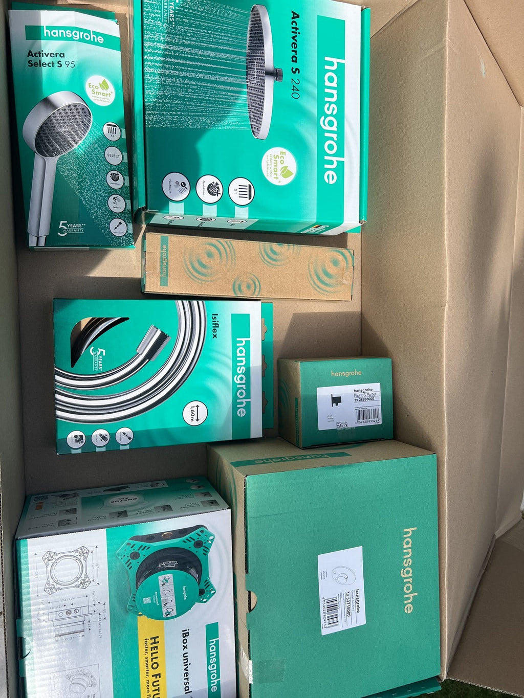 Activera S Design Showerset 240 S 1jet  with thermostat & iBox 2 28860000
