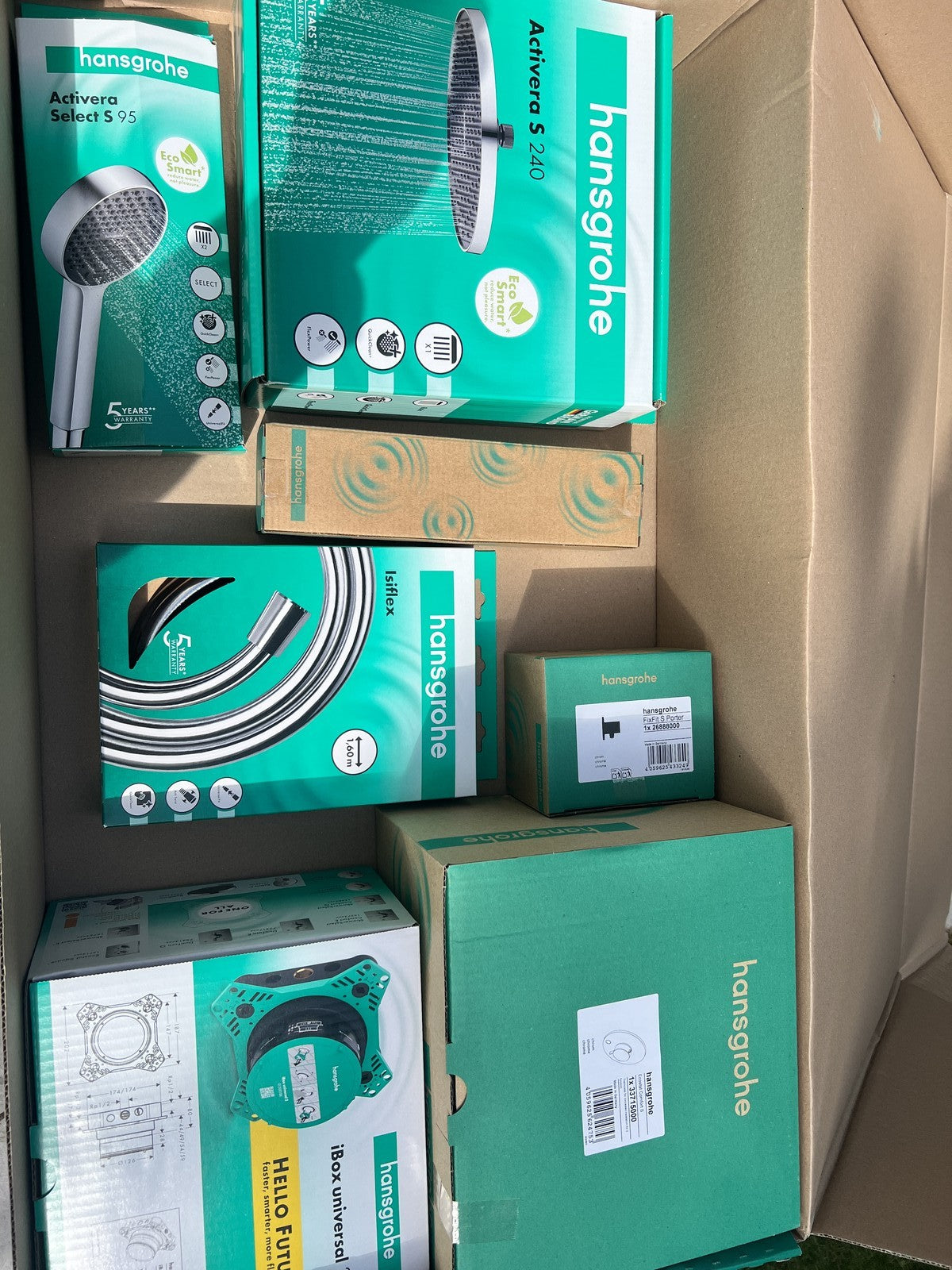 Activera S Design Showerset 240 S 1jet  with thermostat & iBox 2 28860000