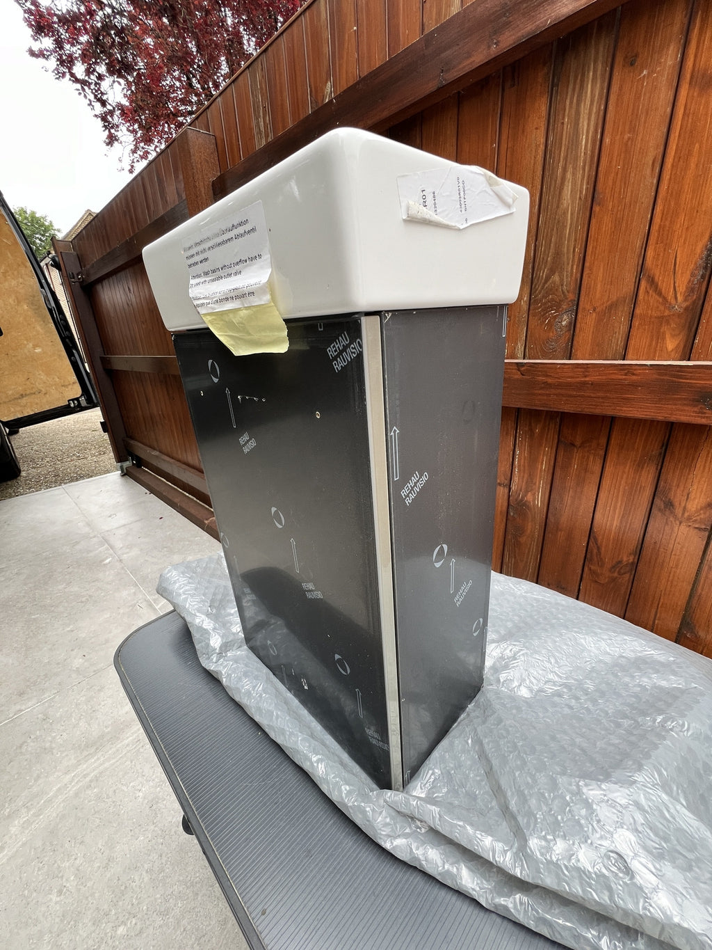 Villeroy & Boch Avento Wall Hung Vanity Unit RH 360mm Wide Crystal Grey A87601B1