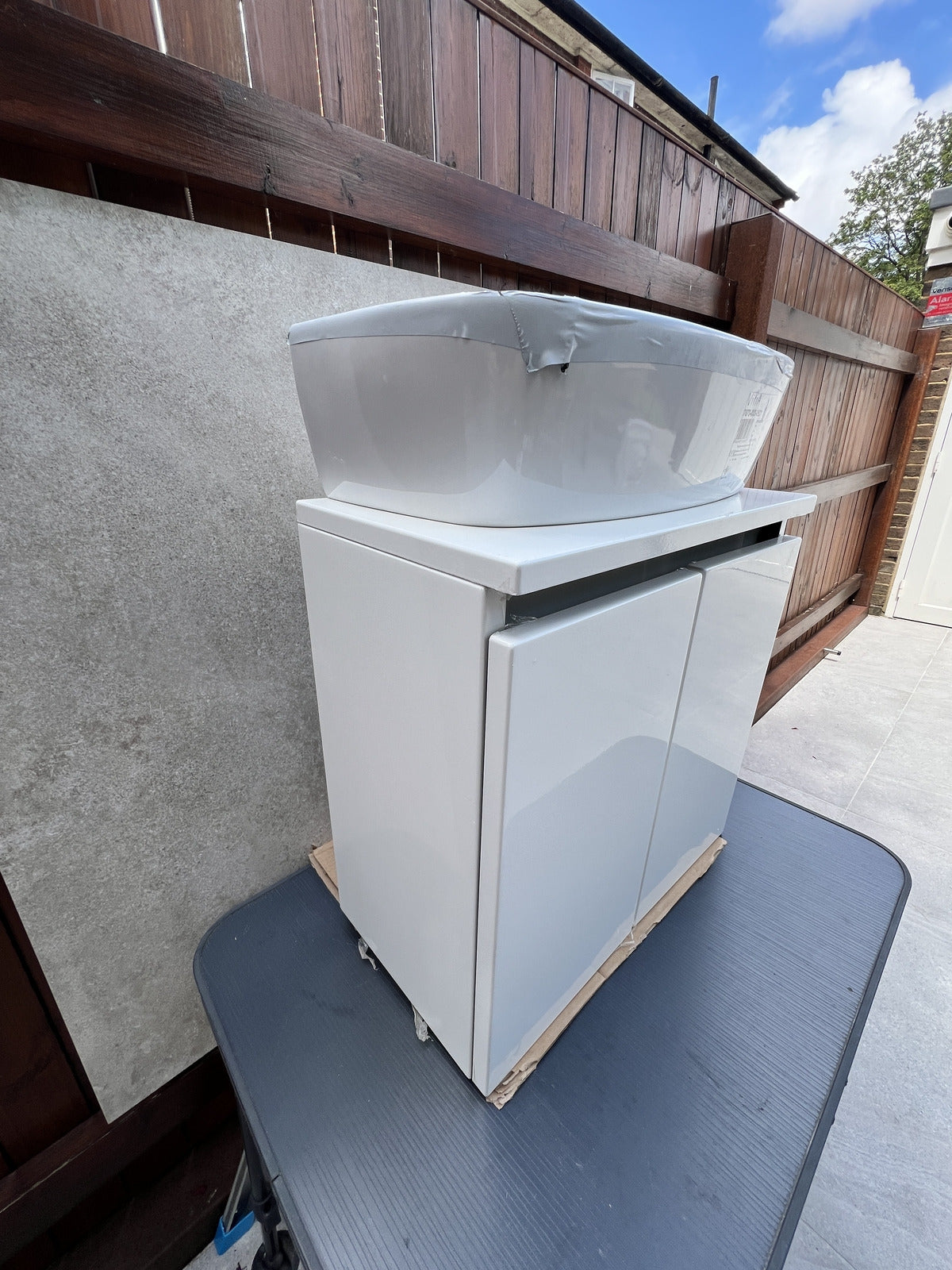 Vitra Shift 500mm Cloakroom Vanity Unit - Wall Hung 2 Door Unit ONLY 65523