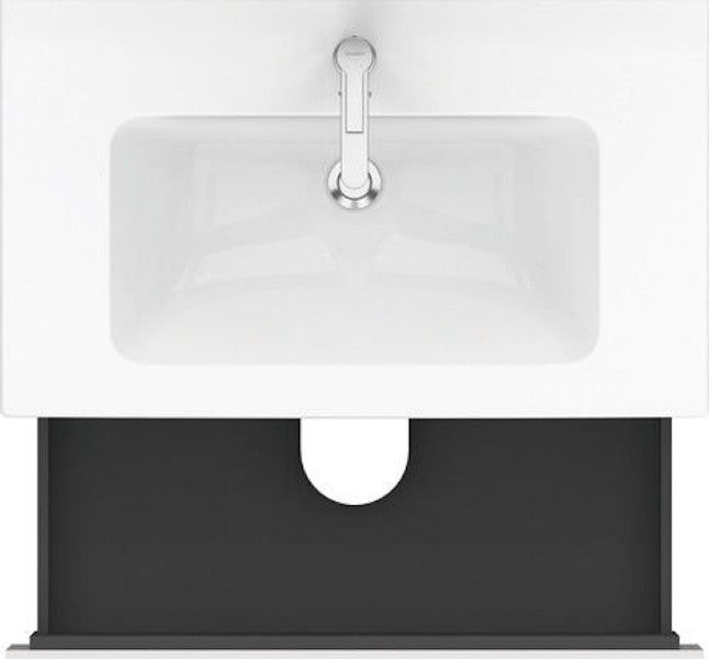 Duravit L Cube vanity unit 830mm in White gloss  +basin by Me Starck LC624102222