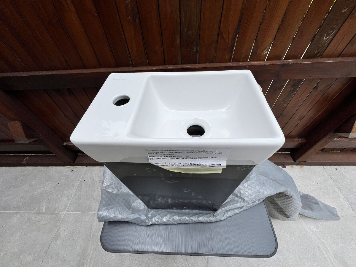Villeroy & Boch Avento Wall Hung Vanity Unit RH 360mm Wide Crystal Grey A87601B1