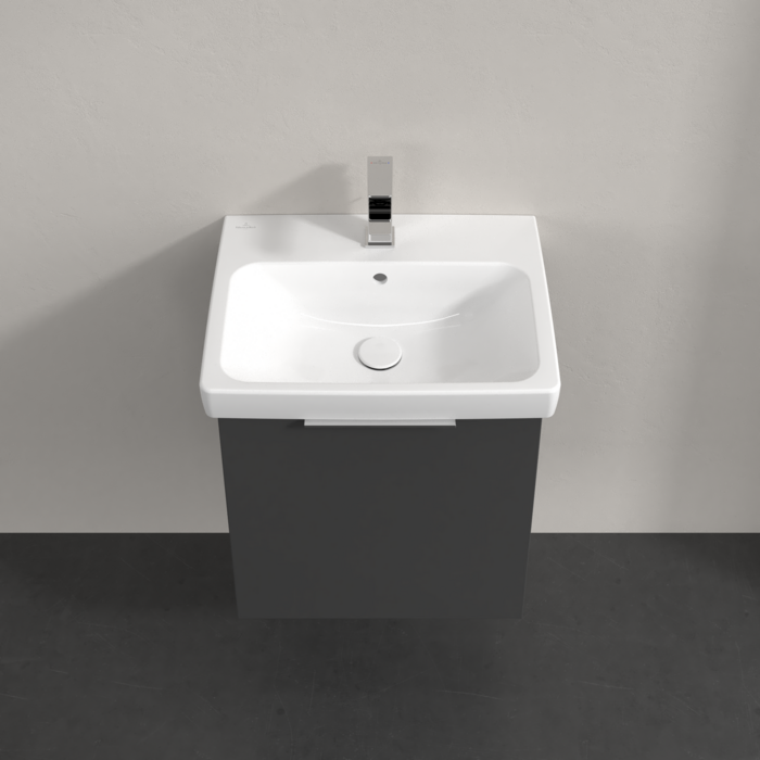 Villeroy & Boch Architectura Wall Hung Vanity + basin LH 550mm Grey B88600VT