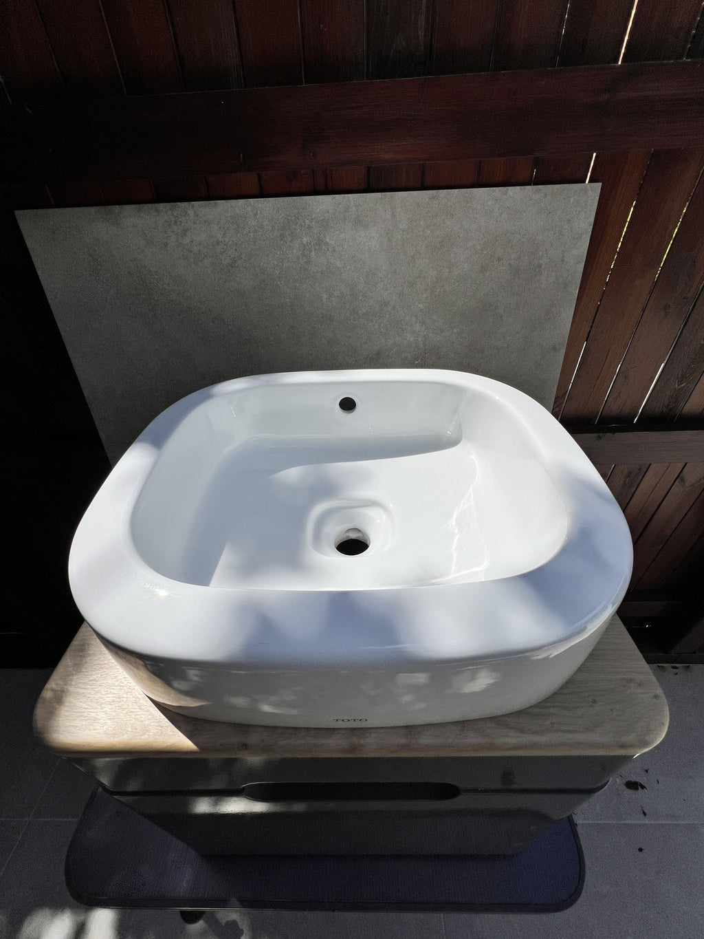 VITRA SENTO WBU 55CM 1 DRAWER VANITY & BASIN ANTHRACITE Matte with basin 62357