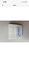 Villeroy & Boch white PUSH overflow cover
