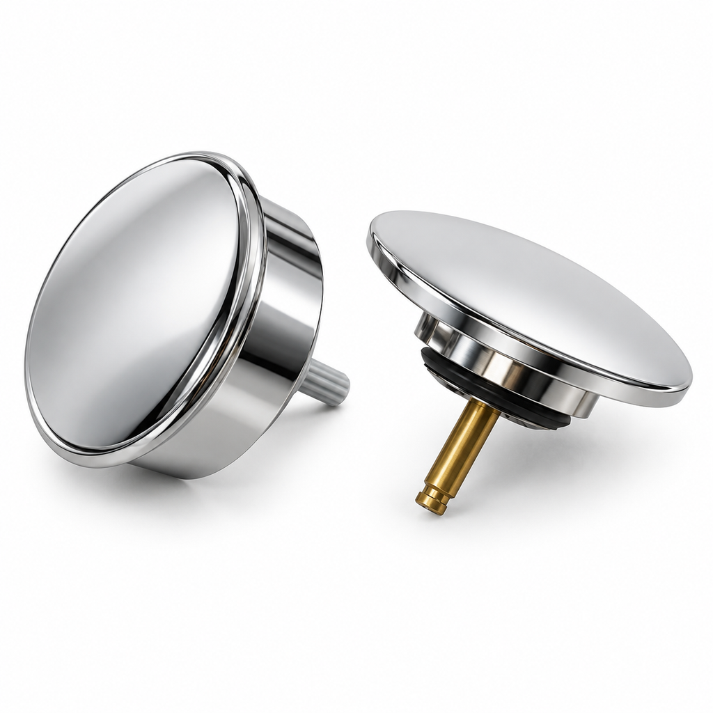 Dornbracht pop-up bath waste trim parts in polished chrome 36221970-00